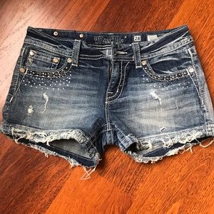 Miss Me distressed shorts